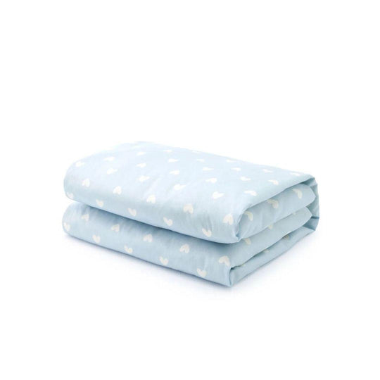 Mamaway Optimum Temp. Antibacterial Summer Quilt - Love Light Blue F (90x123 cm)