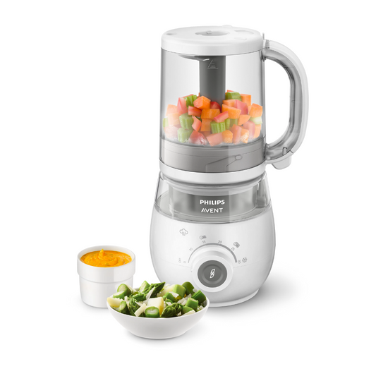 Philips Avent 4-in-1 Baby Food Maker (Steam, Blend, Defrost & Reheat) SCF883/02