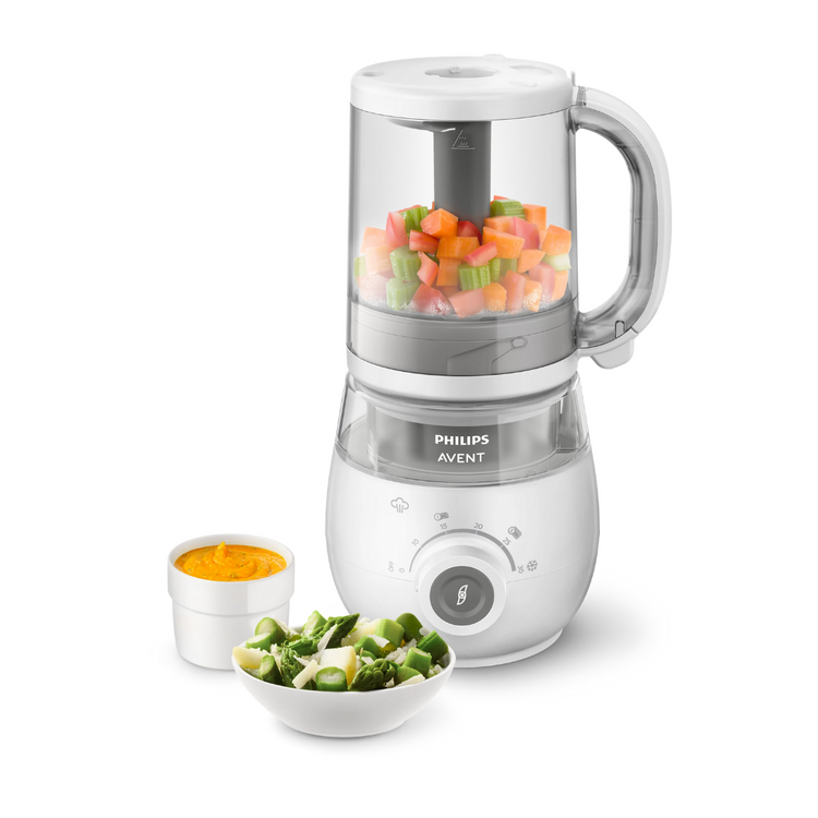 Philips Avent 4-in-1 Baby Food Maker (Steam, Blend, Defrost & Reheat) SCF883/02