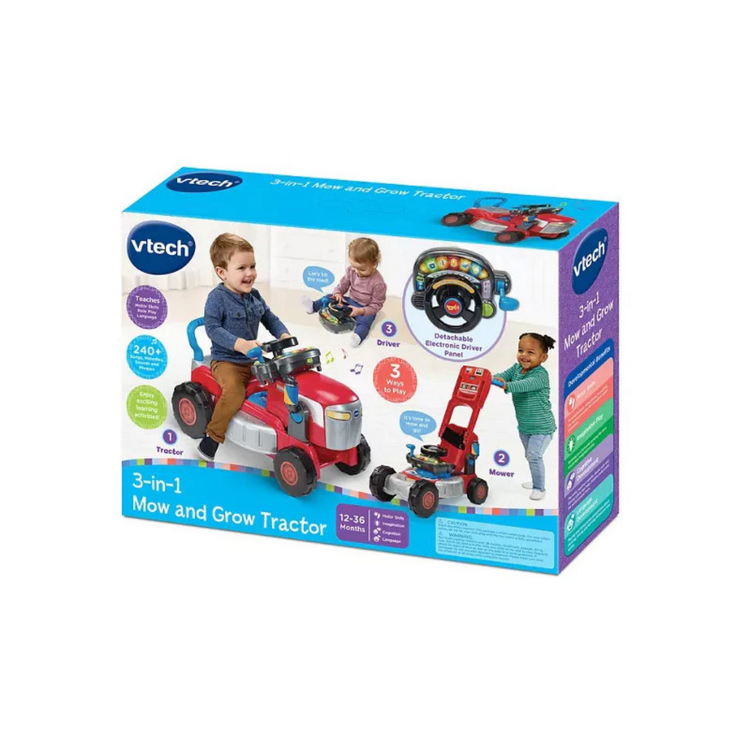 Vtech 3-In-1 Mow And Grow Tractor (12-36 months)