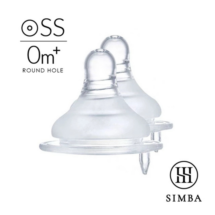 Simba Wide Neck Round Hole Ultra Soft Anti-Colic Teat