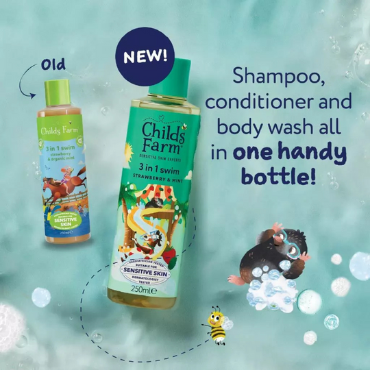 Childs Farm 3 in 1 Swim - Strawberry & Mint (250ml)