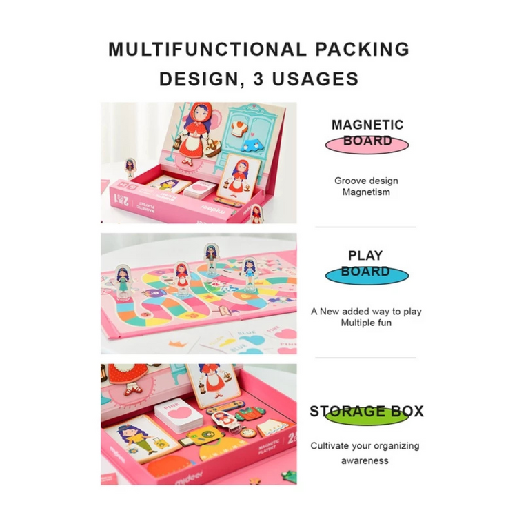 Mideer Magnetic Board Education Puzzle Playset (3Y+)