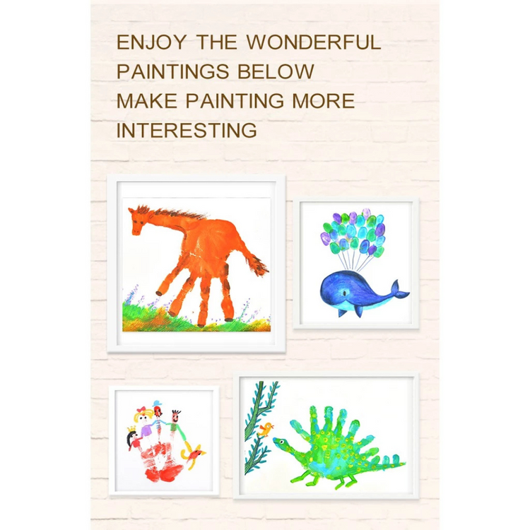 Mideer Non Toxic & Washable Finger Paint (6 / 8 Colour)