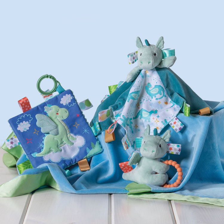 Mary Meyer Taggies Drax Dragon Teether Rattle – 6″