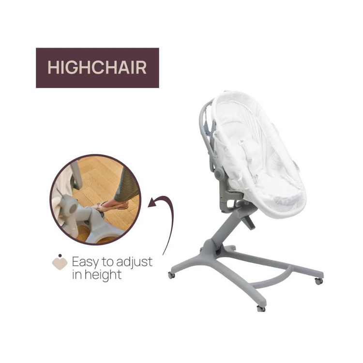 Chicco Baby Hug 5in1 Pro Crib - White Cream