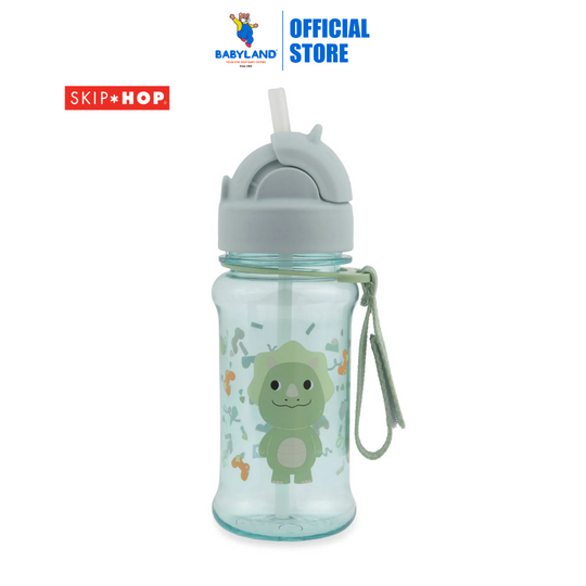 Skip Hop Besties Squad Tritan Renew Straw Bottle - Dino (12+ months)