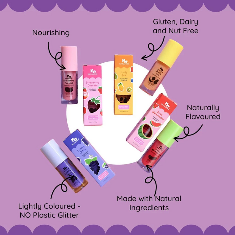 No Nasties Kids Lip Gloss 5ml, ๐ฉ๐ฒ๐ด๐ฎ๐ป & ๐๐ฟ๐๐ฒ๐น๐๐ ๐๐ฟ๐ฒ๐ฒ