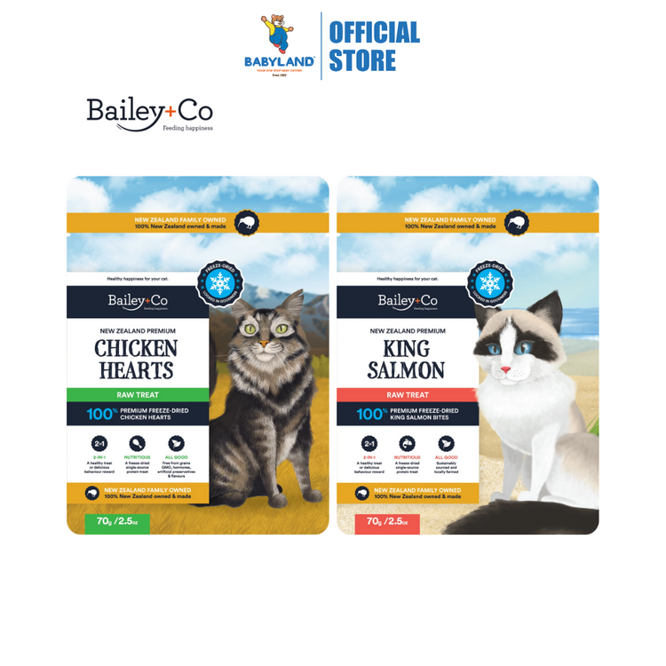(Made in New Zealand) Bailey Co Freeze Dried Cat Raw Treats