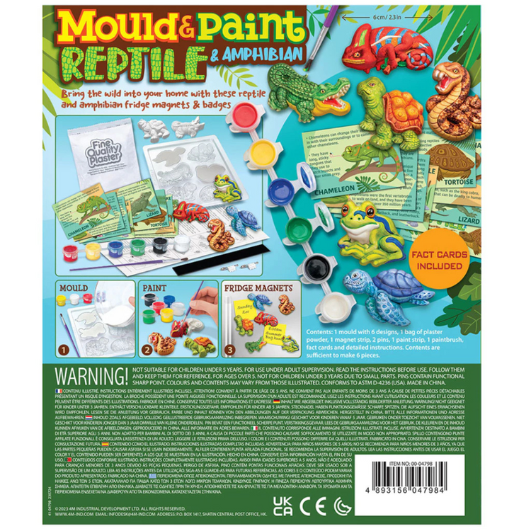 4M Mould & Paint - Reptile & Amphibian (5Y+)