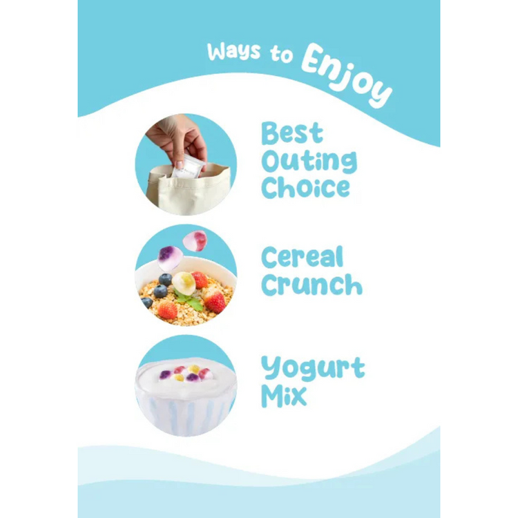 Hanya Freeze-Dried Yogurt Ball (12m+) (6g x 5s) Strawberry/Mango/Blueberry