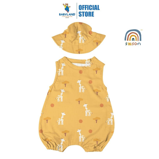 Saeson TENCEL Basic Jumpsuit Set - Giraffe