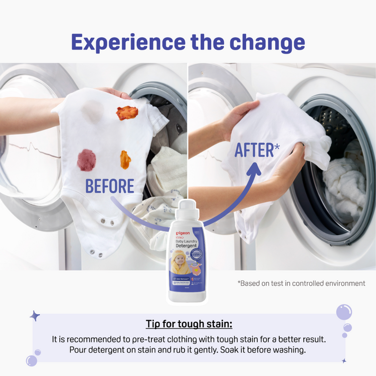 Pigeon Baby Laundry Detergent 450ml Refill x 2