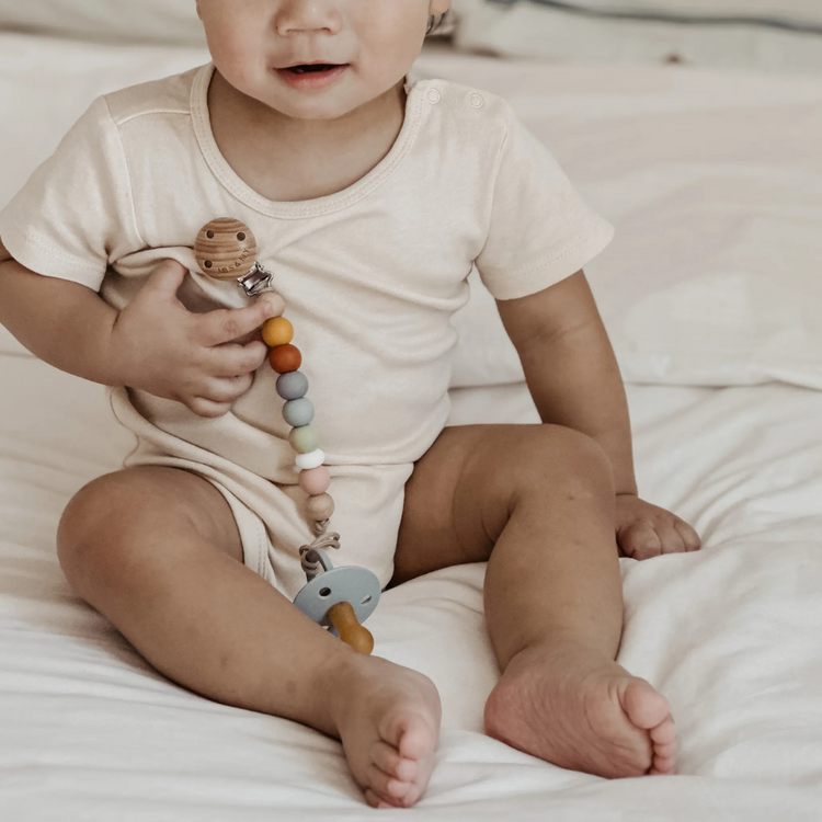 Mils and Key Tara Pacifier Clips - Multiple Color (0m+)