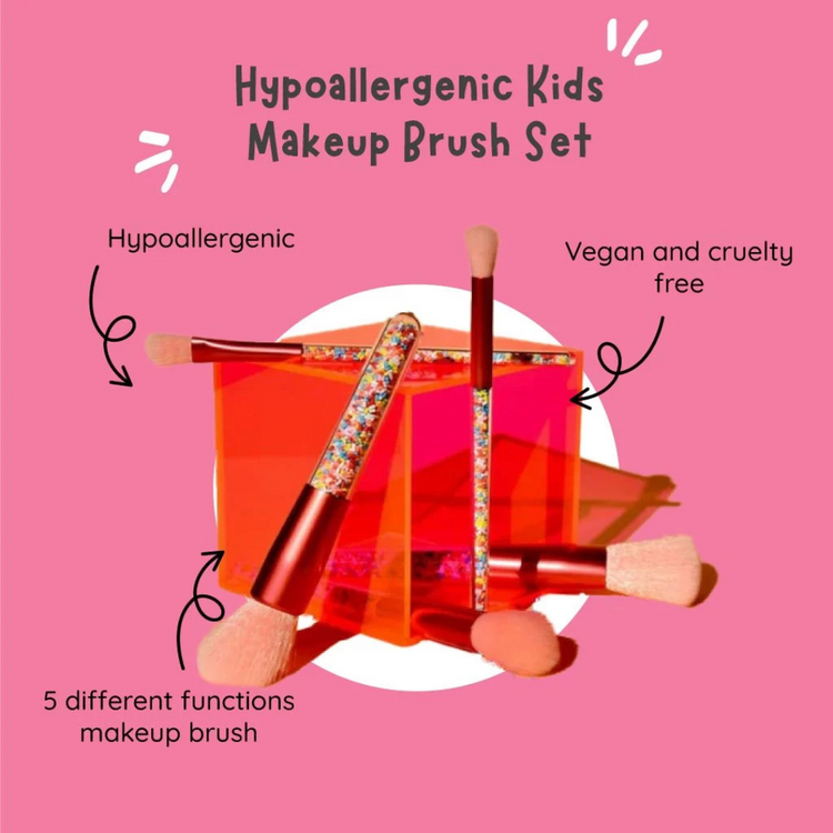 No Nasties Kids Twinkle Sprinkle Brush Set