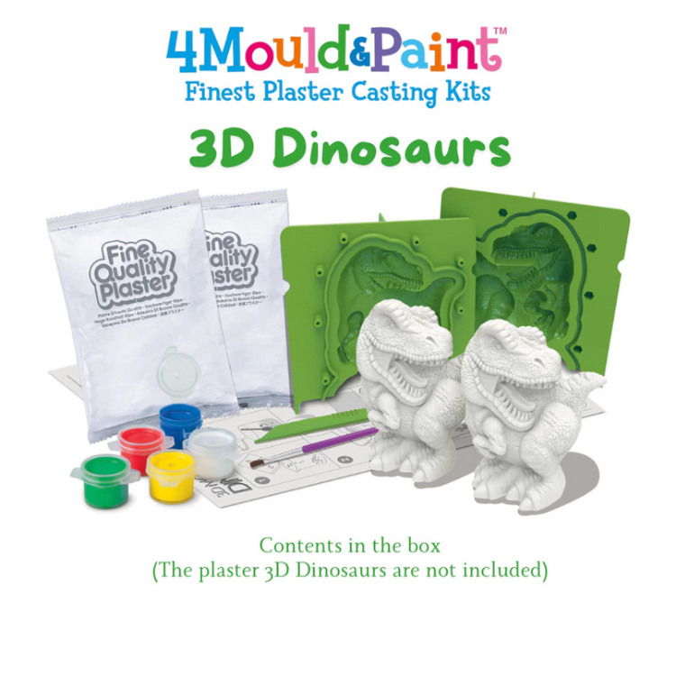 4M Mould & Paint 3D - Dinosaurs (5Y+)
