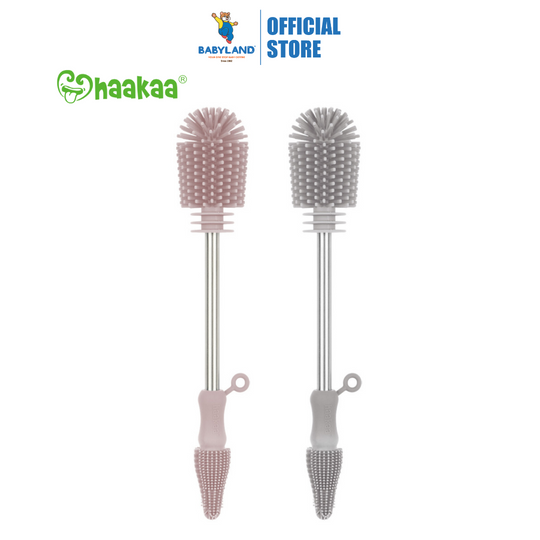 Haakaa Double-Ended Silicone Cleaning Brush