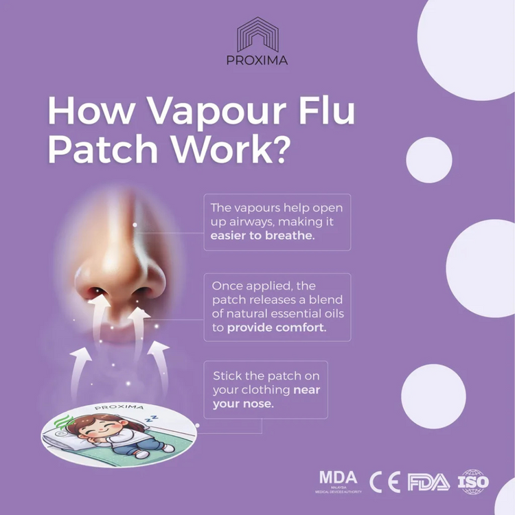 Proxima Vapour Flu Patch 8'S