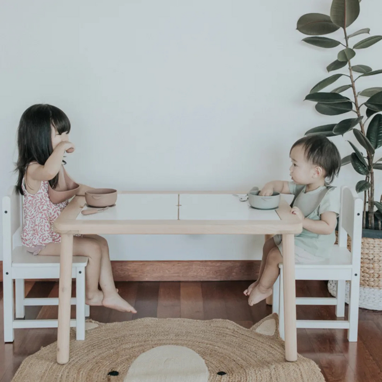 Mils and Key Speckled Stainless Steel Toddler Cutlery