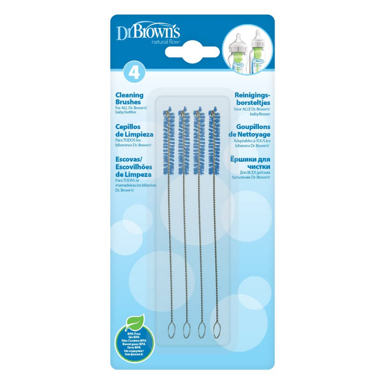 Dr Brown's Natural Flow Deep Cleaning Brushes (4pcs)