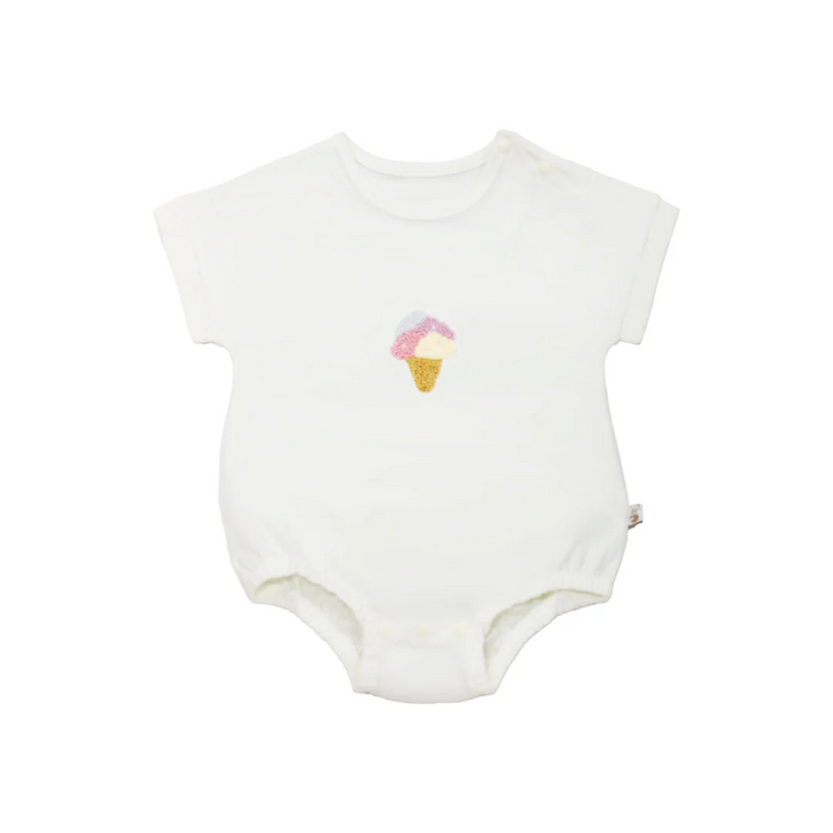 Twinkle Planet Organic Short Sleeve Bodysuit - Cotton Candy