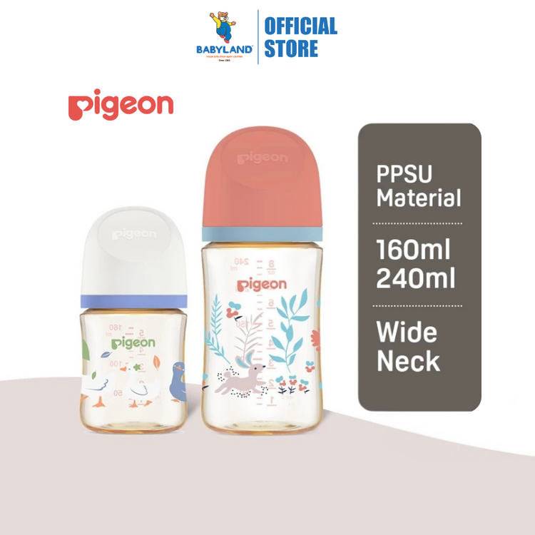 Pigeon SofTouch™ PPSU BPP Nursing Bottle - Gardens (160ml/240ml)
