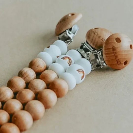 Mils and Key Mirai Pacifier Clips - Multiple Color (0m+)