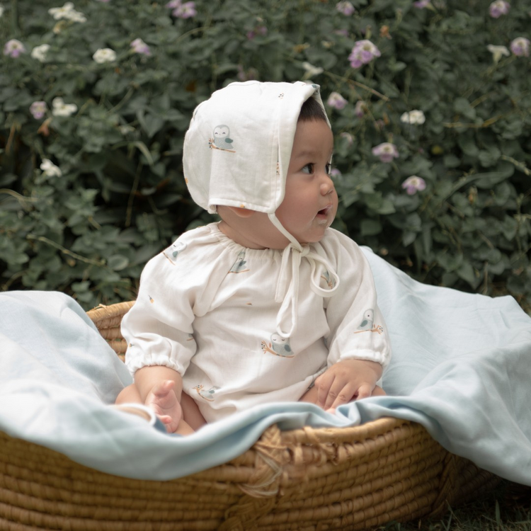 Saeson Classic Bubble Romper Set 100% Tencel