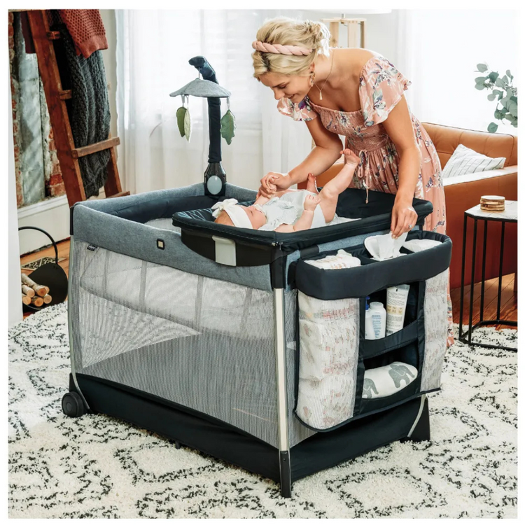 Chicco Lullaby Primo Playard Organic Lakeshore (Birth to 14kg)