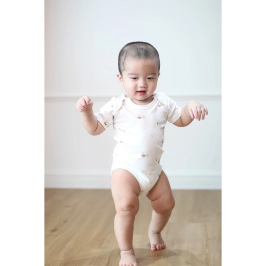 Twinkle Planet GOTS Organic Cotton Short Sleeve Bodysuit – Sailor Blue