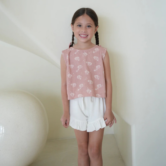 Joey & Mom Girls’ Linen Wear Set