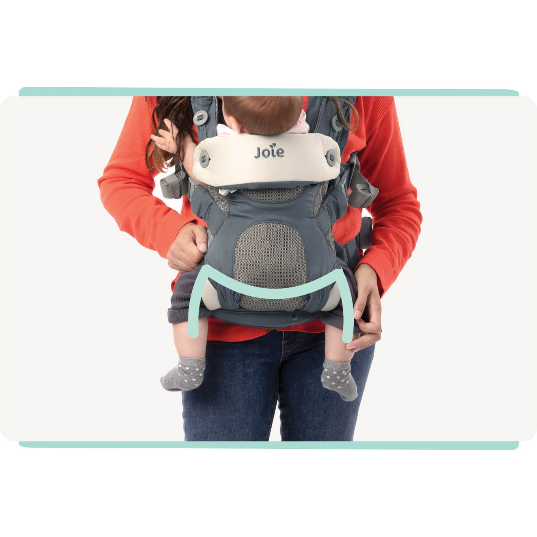 Joie Savvy Baby Carrier Black Pepper 3.5 15kg Babyland SS2 Malaysia