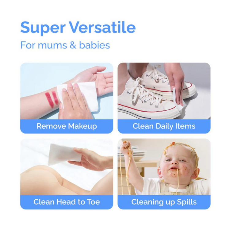 Hoppi Baby Dry Wipes 100'S