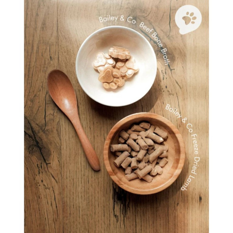(Made in New Zealand) Bailey Co Freeze Dried Topper Meals - Single Ingredient (Venison, Beef, Lamb, Chickem+Salmon)