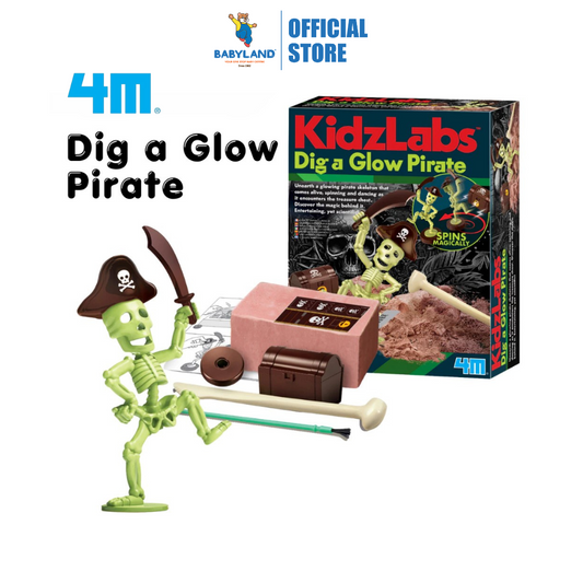 4M KidzLabs - Dig a Glow Pirate (new) (5Y+)