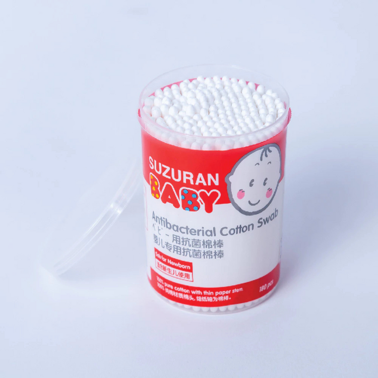 Suzuran Baby Antibacterial Cotton Swab (180Pcs)