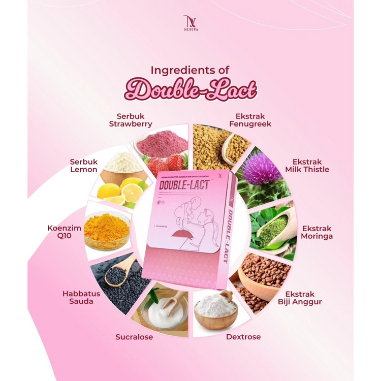 Nufiya Double-Lact 10pcs | Double Booster, Double Effectiveness