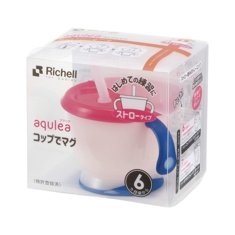 Richell AQ Straw Training Mug 150ml (6m+)
