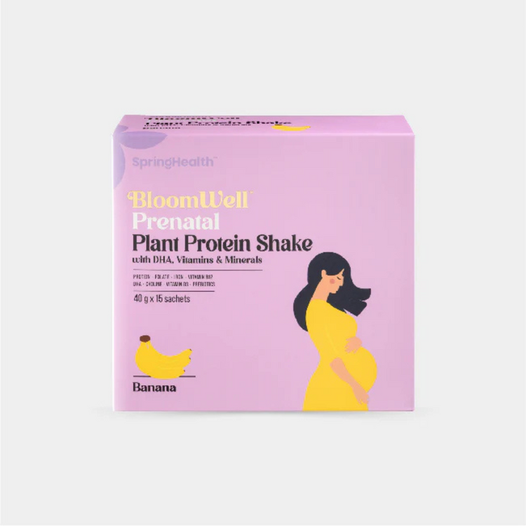 BloomWell Prenatal Plant Protein Shake with DHA, Vitamins & Minerals