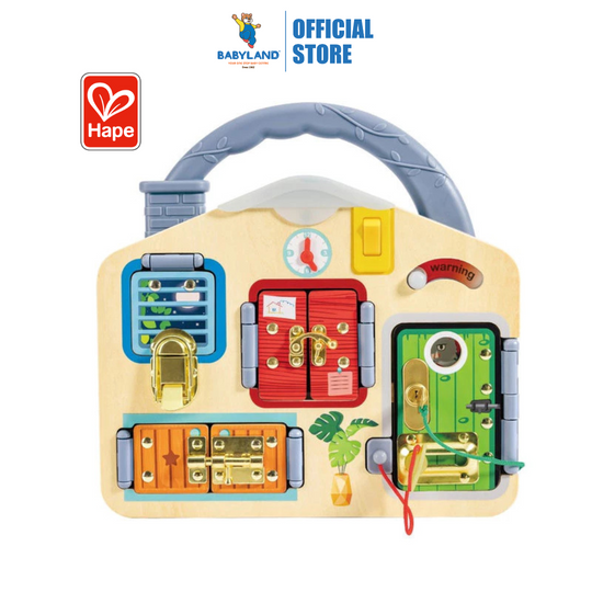 Hape 1111 Lock & Learn Playboard Suitable for Age 3+ Years