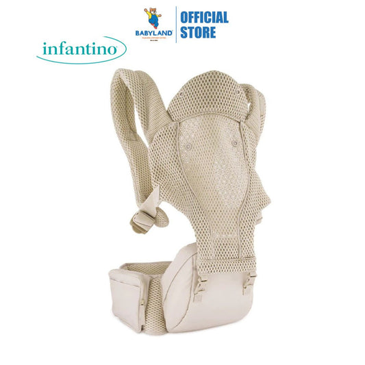 Infantino 300159 Hip Rider Airy 5-In-1 Hip Seat Carrier Suitable For Baby From 3 Months Up To 20.4KG