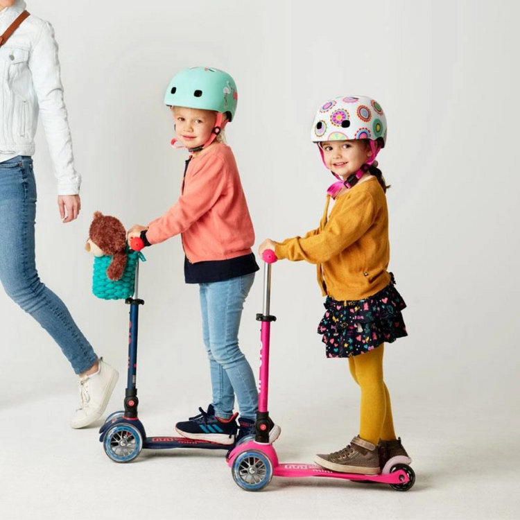 Micro Mini Deluxe Foldable Scooter-Navy Blue (2-5yrs)