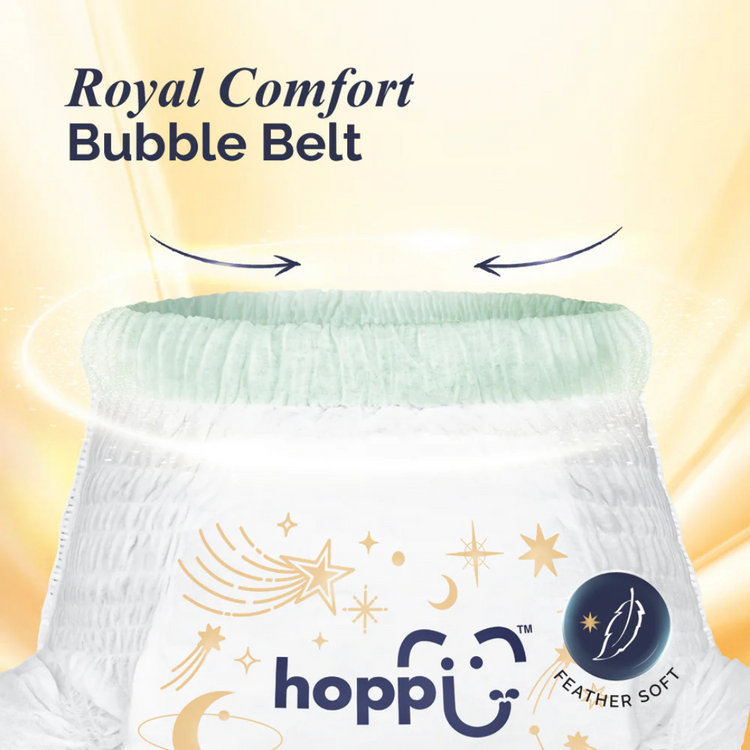 Hoppi RoyalDream Baby Diaper Pants (1 Pack) 100% 7 Chemicals-Free