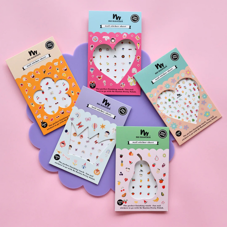 No Nasties Kids Nail Stickers ๐๐ฎ๐๐ ๐ง๐ผ ๐๐ฝ๐ฝ๐น๐