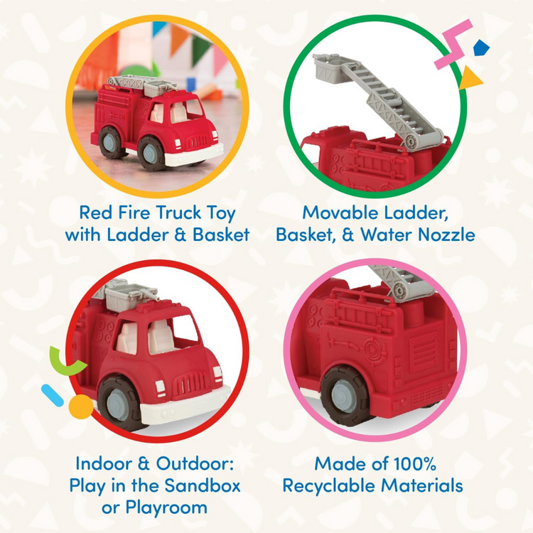 B.Toys Happy Cruisers β Fire Truck VE1004 (12m+)