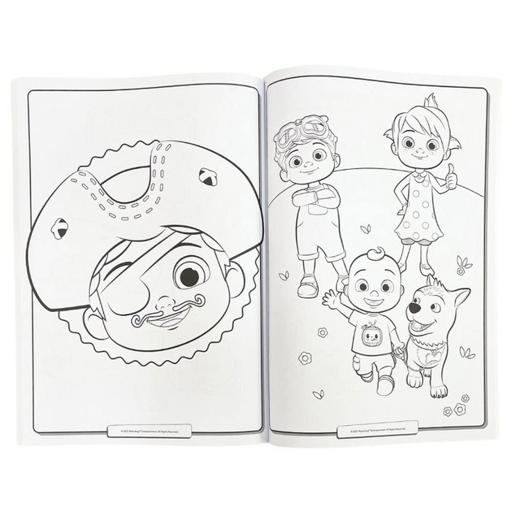 Elm CoComelon Jumbo Colouring Book