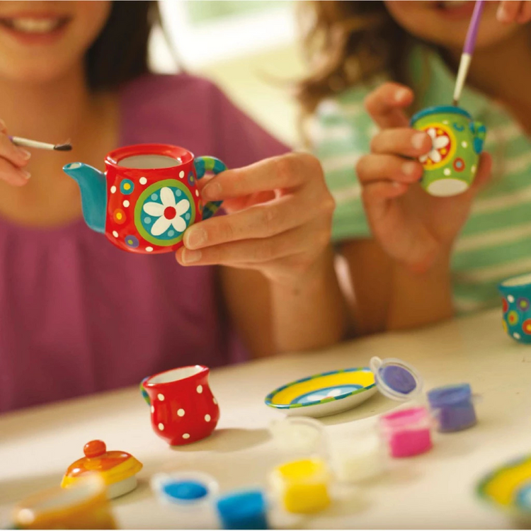 4M Fun Craft - Paint Your Own Mini Tea Set (8Y+)