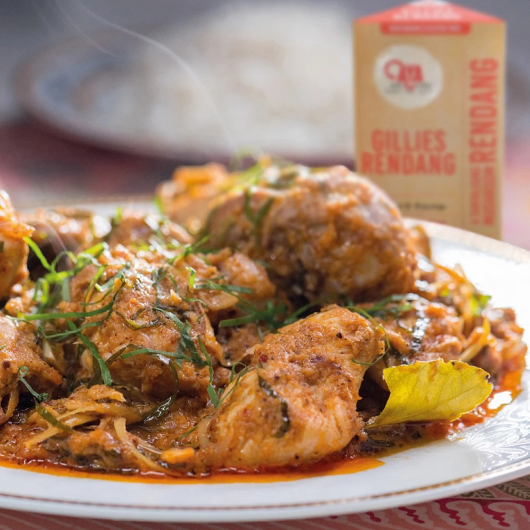 Aya Real Food Gillies Rendang (120g) | Premium Ready To Cook Paste - Halal Certified