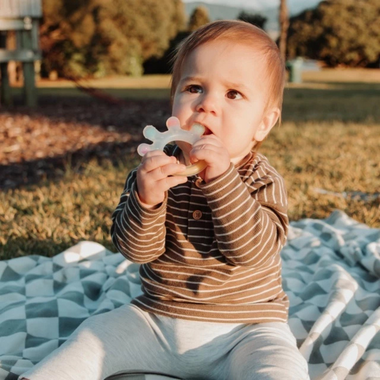 Haakaa Silicone Dinky Digits Palm Teether 3m+
