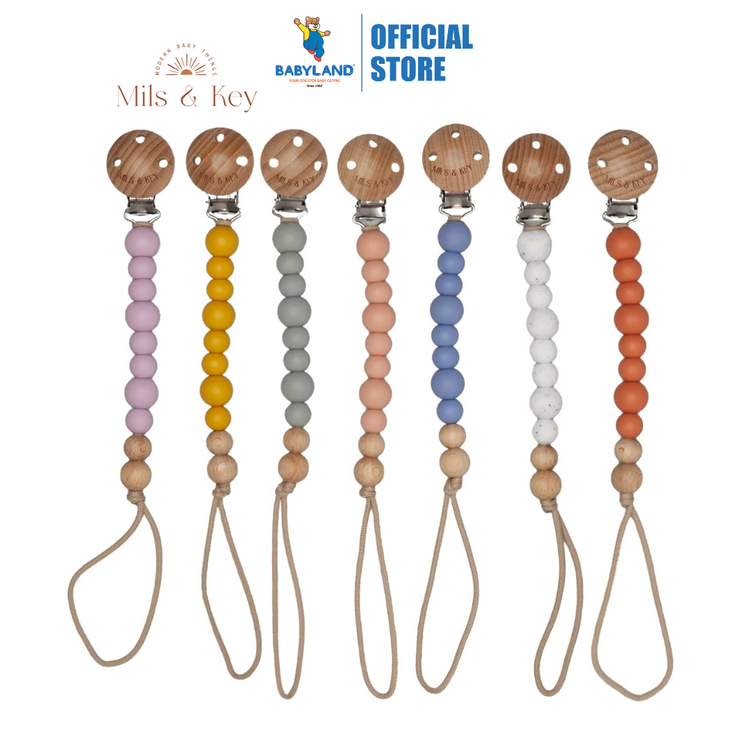 Mils and Key the CLASSIC Pacifier Clips (0m+)
